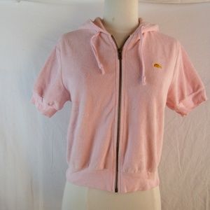 C&C Pink French Terry Hoodie Sz Med. EUC